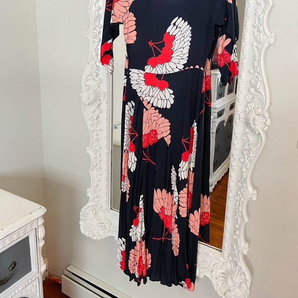 $628 AUTHENTIC Paul & Joe Floral Maxi Flower Dress Boho RUNWAY - Picture 15 of 16